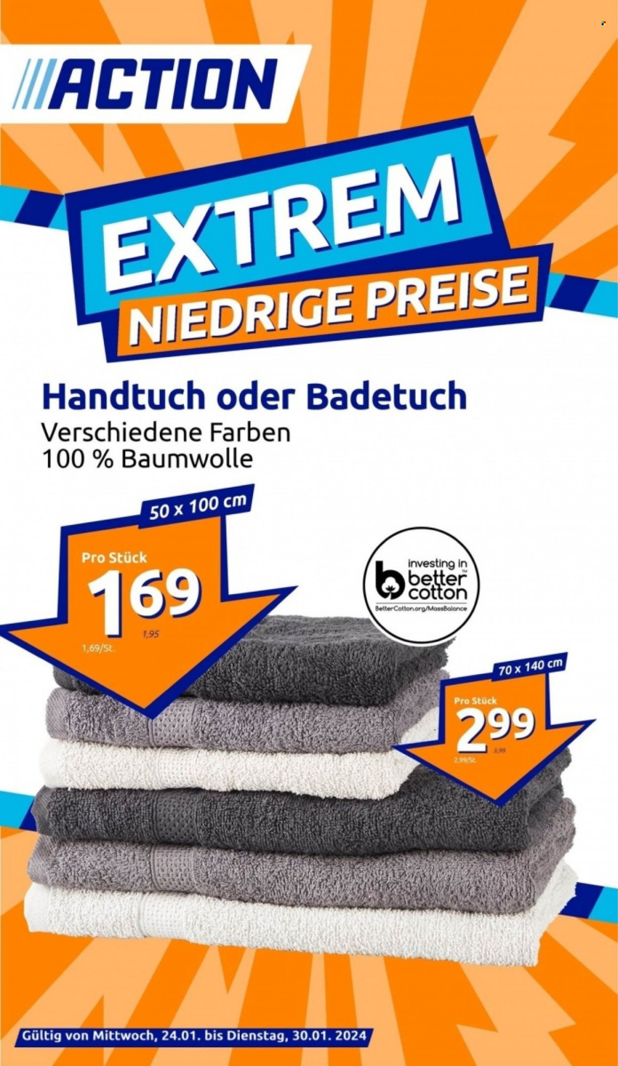 Angebote Action - 24.1.2024 - 30.1.2024. Seite 1