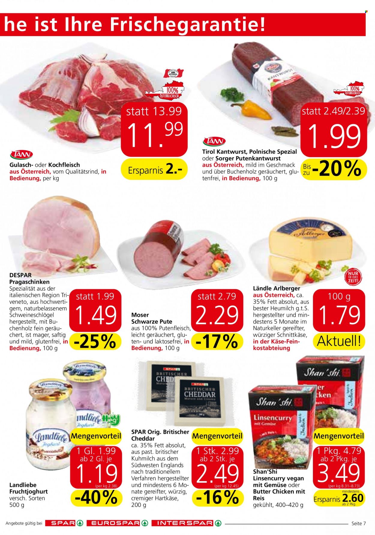 Angebote SPAR - 25.1.2024 - 31.1.2024. Seite 7