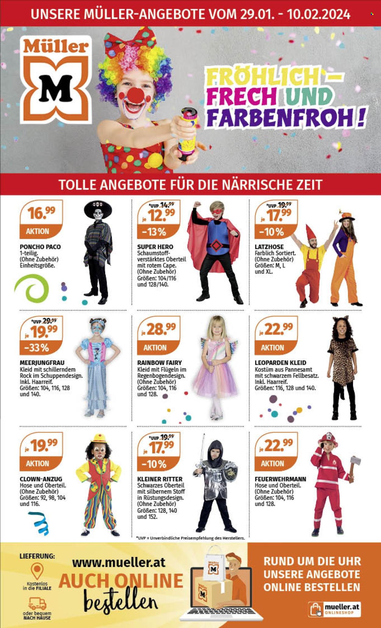 Angebote Müller - 29.1.2024 - 10.2.2024. Seite 1