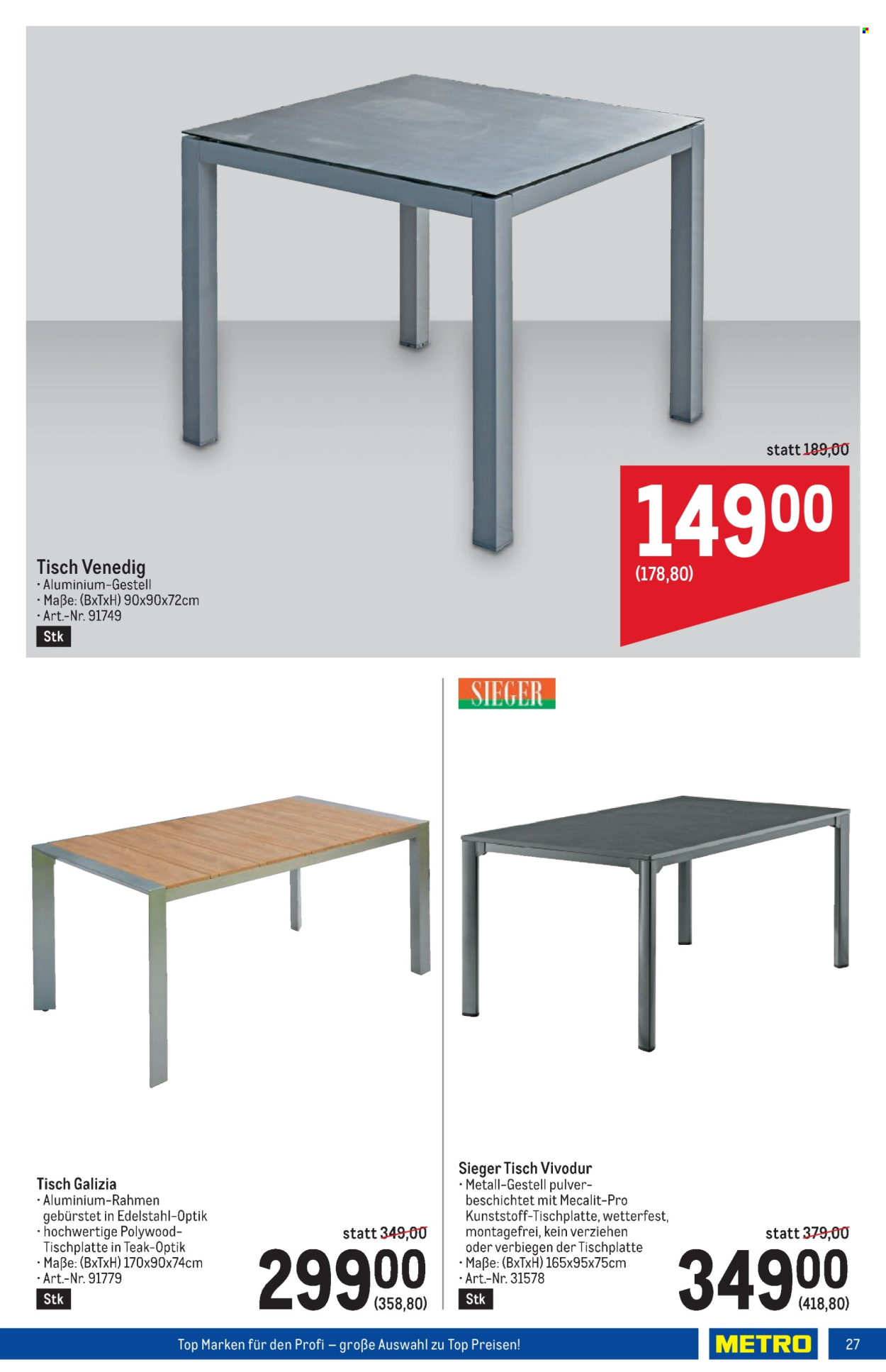 Angebote Metro - 25.1.2024 - 7.2.2024. Seite 27