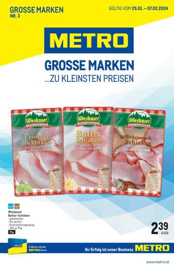 Angebote Metro - 25.1.2024 - 7.2.2024.