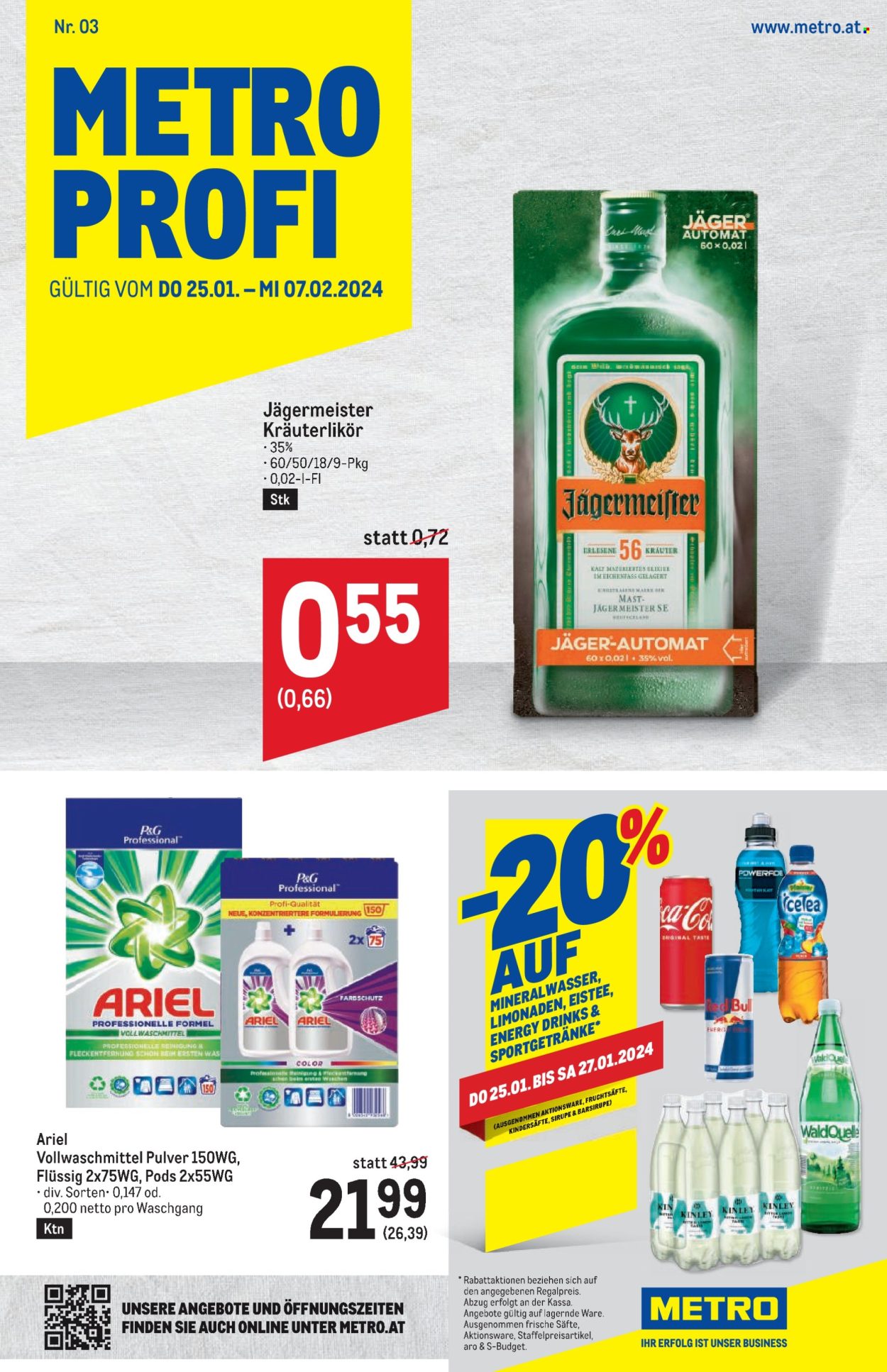 Angebote Metro - 25.1.2024 - 7.2.2024. Seite 1