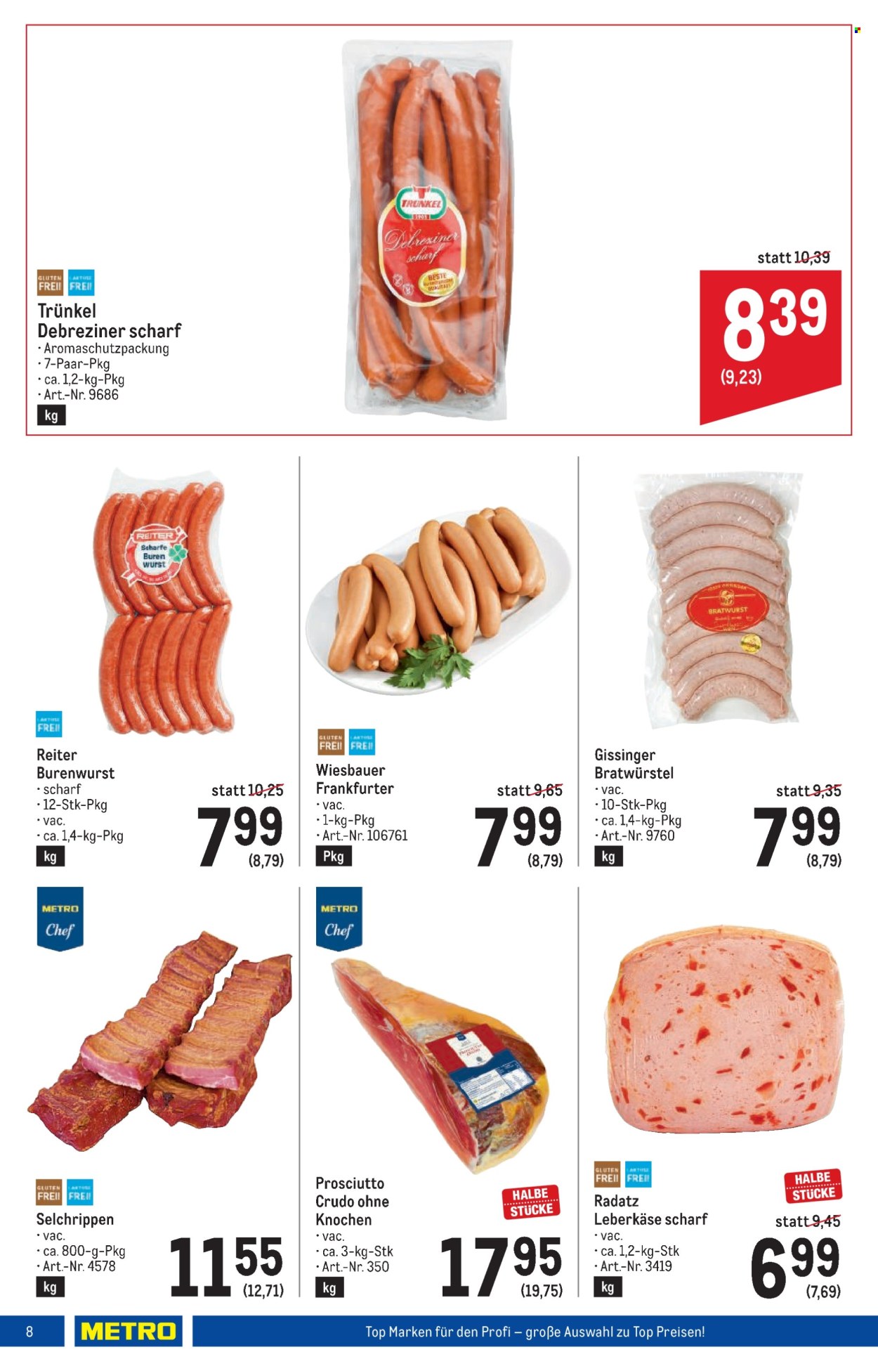 Angebote Metro - 25.1.2024 - 7.2.2024. Seite 8