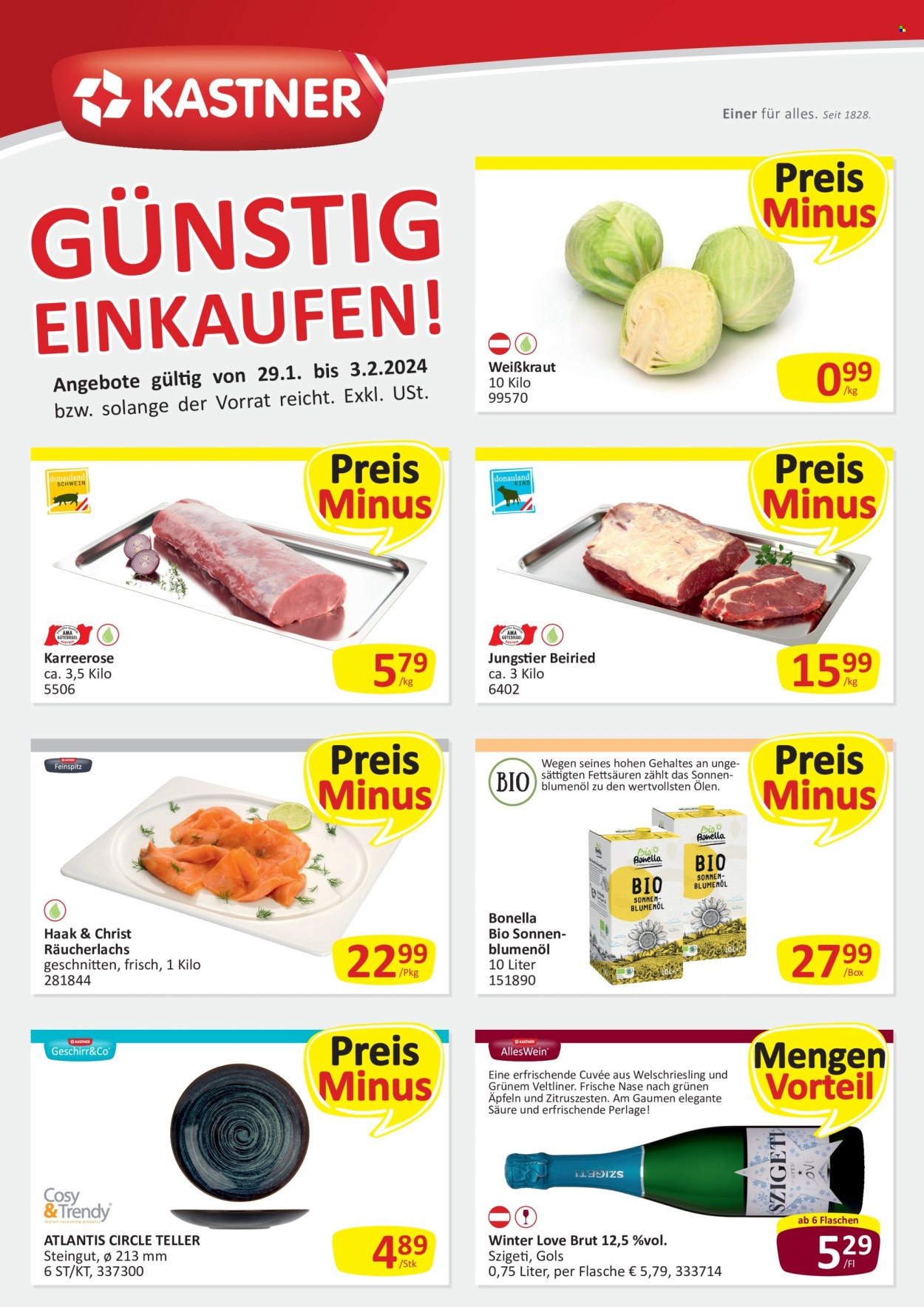 Angebote KASTNER - 29.1.2024 - 23.2.2024. Seite 1