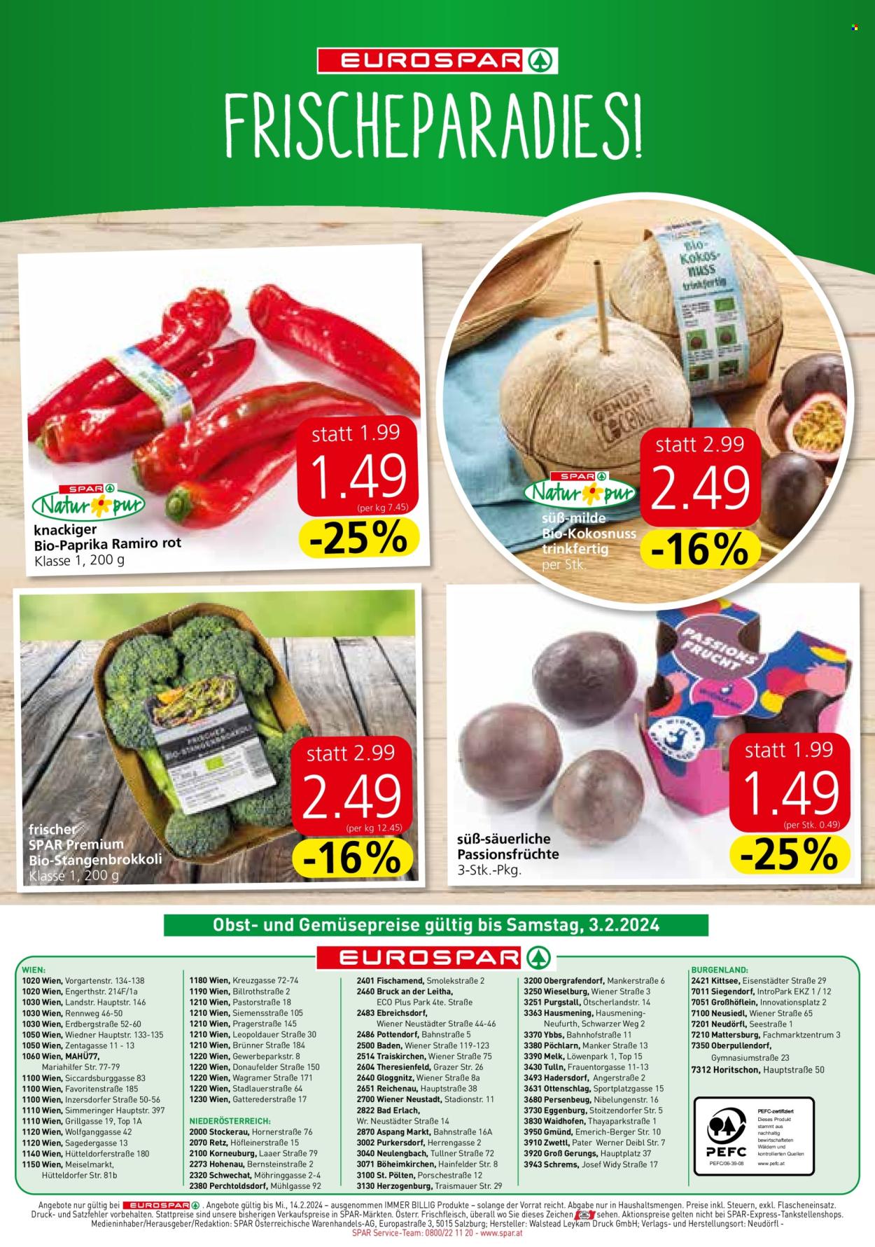 Angebote EUROSPAR - 1.2.2024 - 14.2.2024. Seite 16