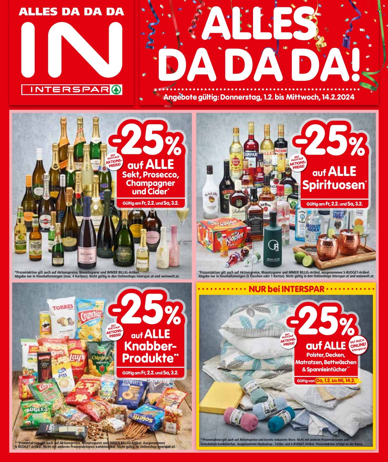 Angebote INTERSPAR - 1.2.2024 - 14.2.2024. Seite 1