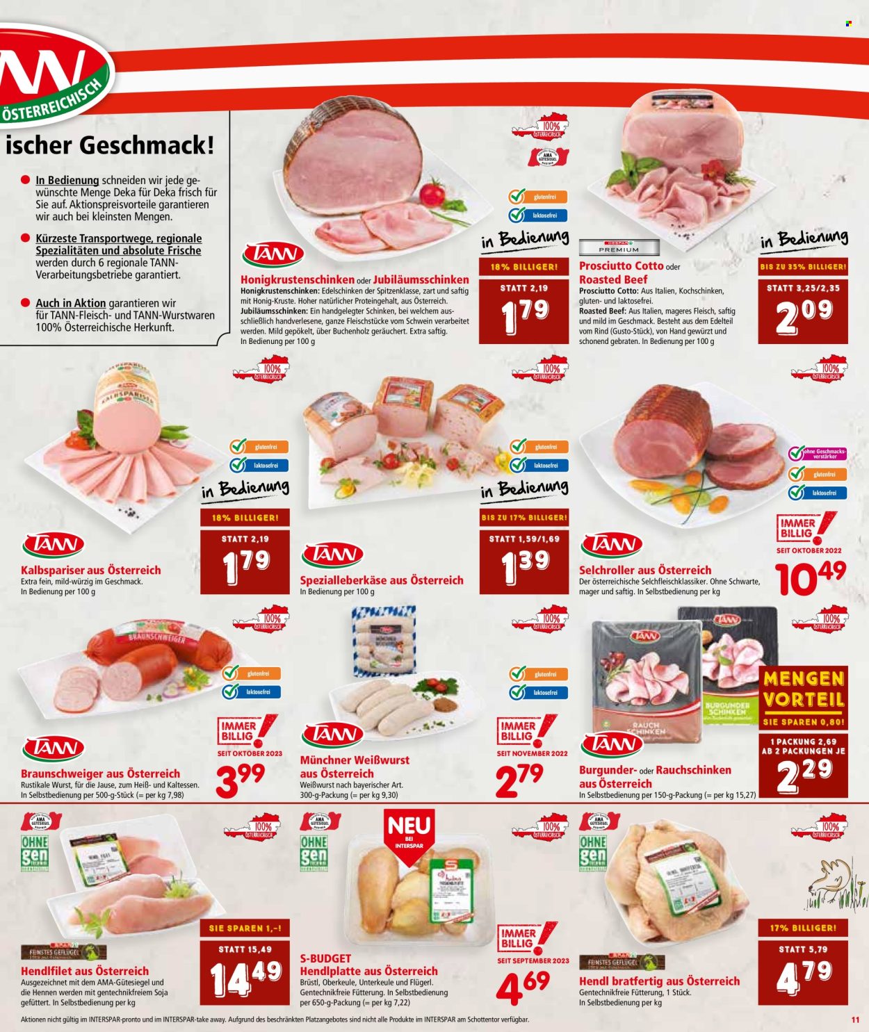 Angebote INTERSPAR - 1.2.2024 - 14.2.2024. Seite 11
