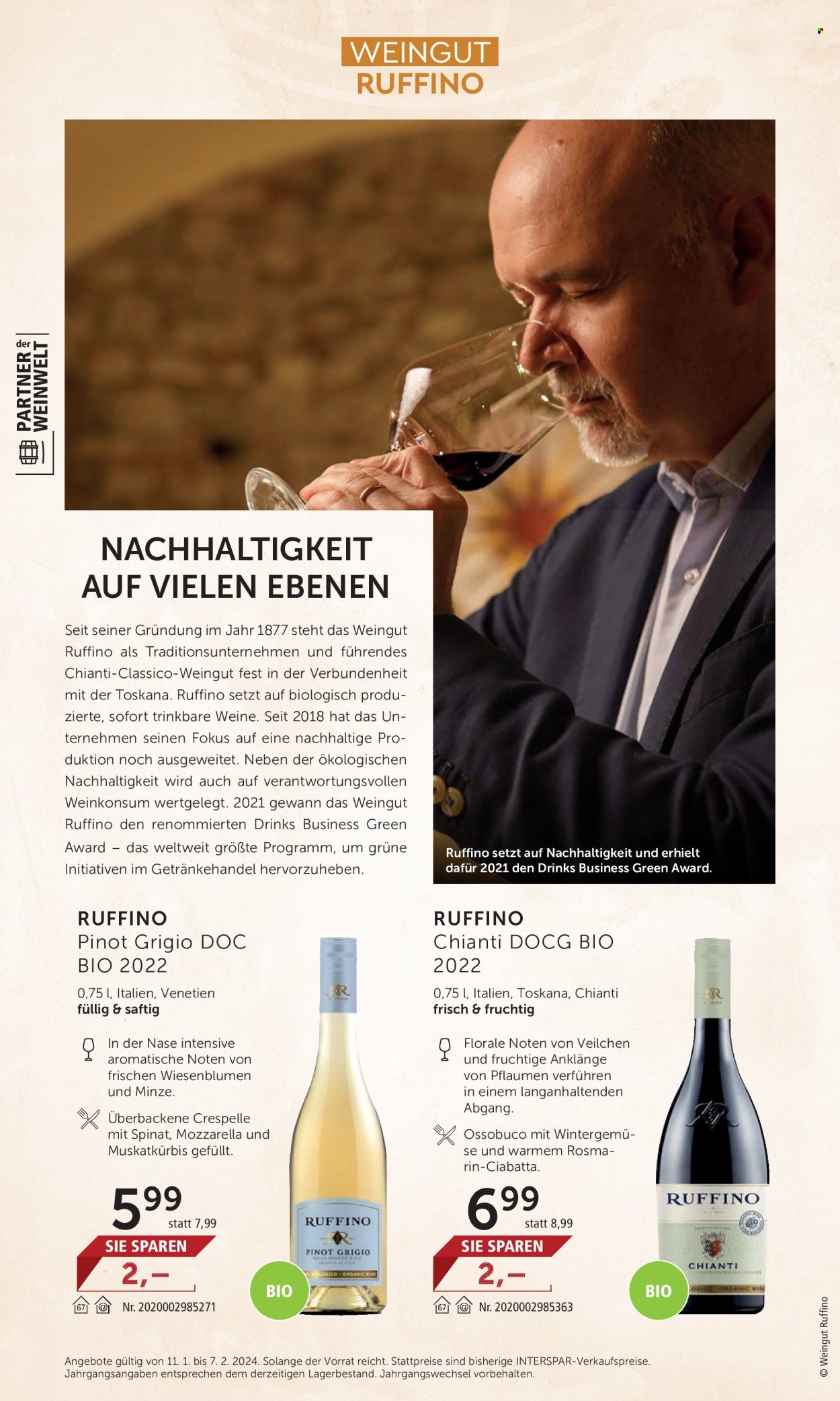 Angebote INTERSPAR - 11.1.2024 - 7.2.2024. Seite 14