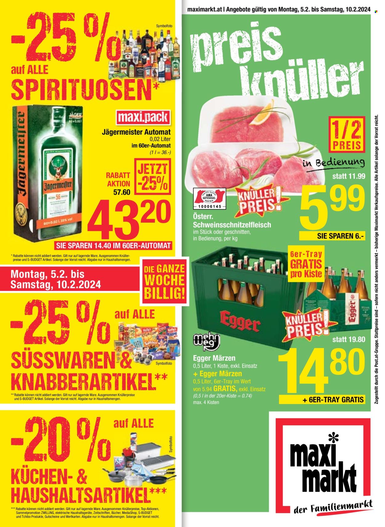 Angebote Maximarkt - 5.2.2024 - 10.2.2024. Seite 1