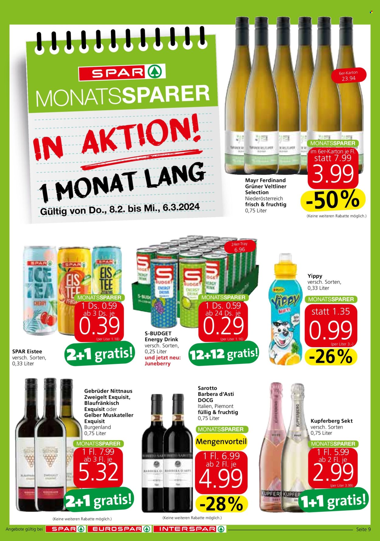 Angebote SPAR - 8.2.2024 - 14.2.2024. Seite 9