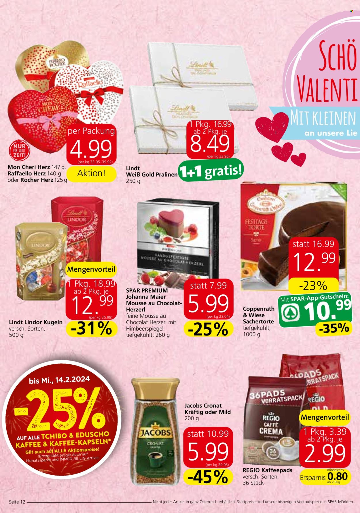 Angebote SPAR - 8.2.2024 - 14.2.2024. Seite 12
