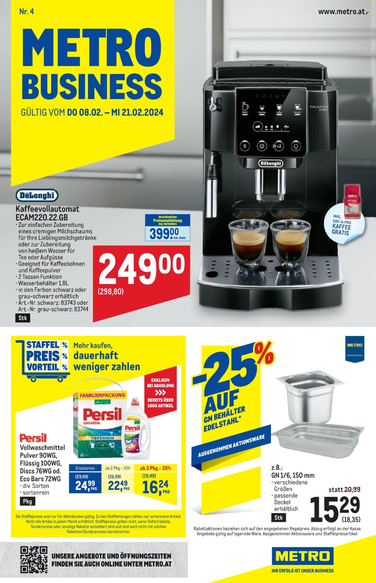 Angebote Metro - 8.2.2024 - 21.2.2024. Seite 1