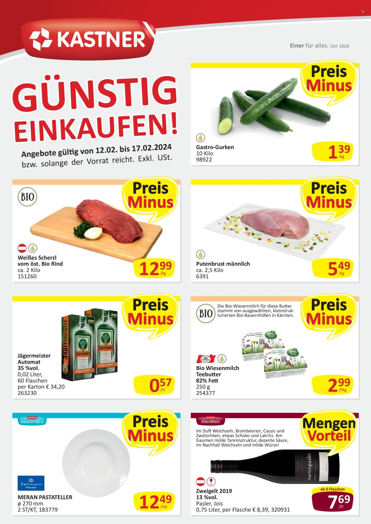 Angebote KASTNER - 12.2.2024 - 17.2.2024. Seite 1