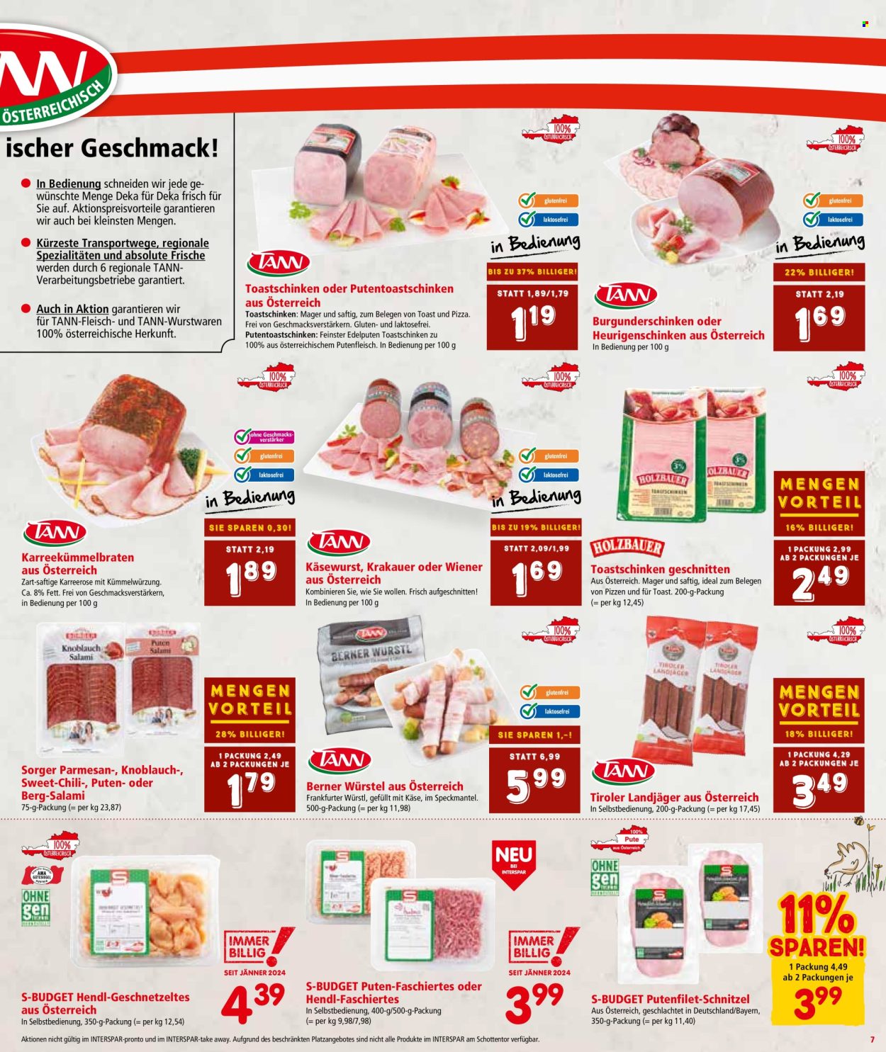 Angebote INTERSPAR - 15.2.2024 - 28.2.2024. Seite 7