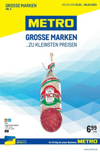 Angebote Metro - 22.2.2024 - 6.3.2024.