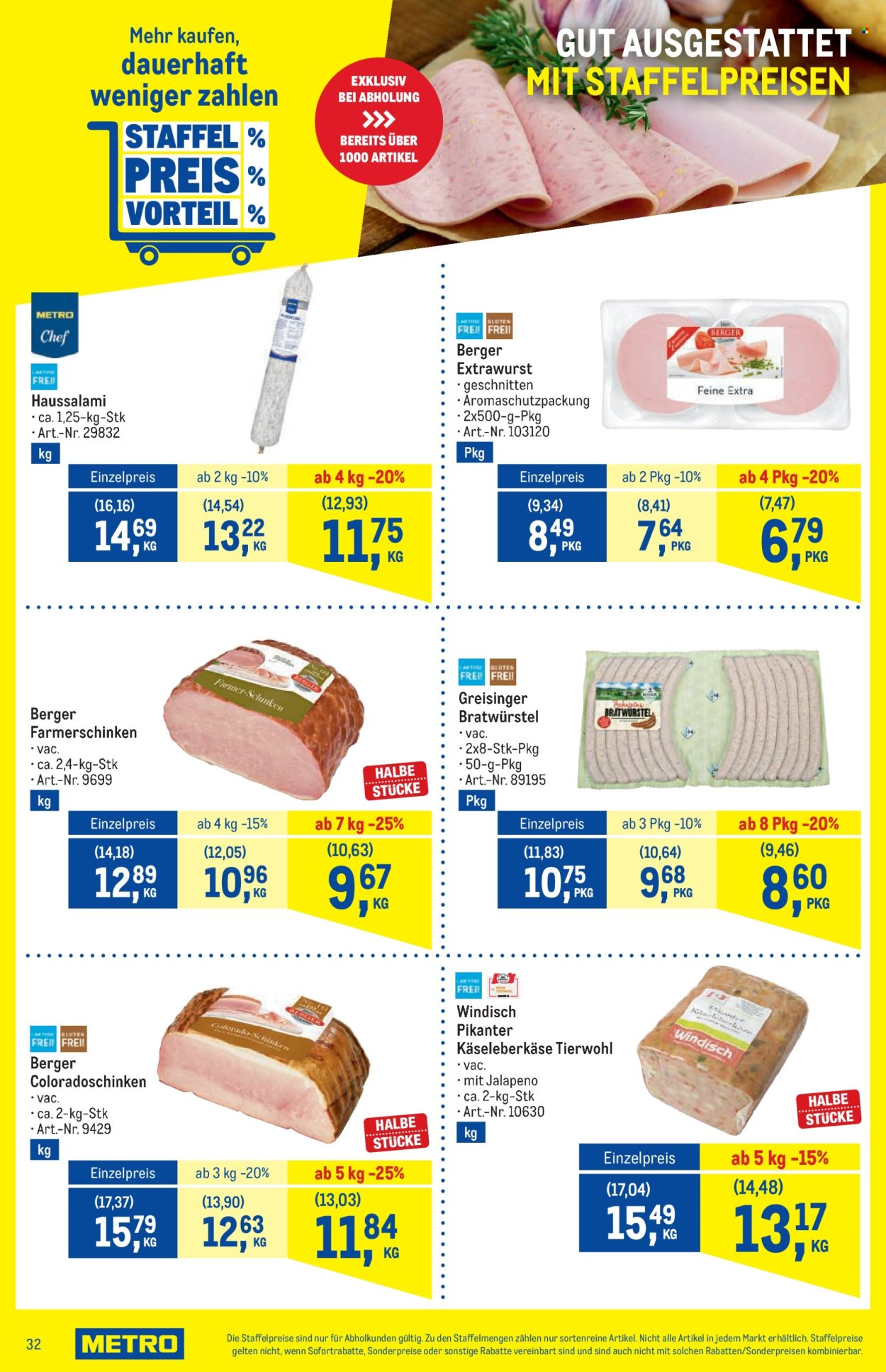 Angebote Metro - 22.2.2024 - 6.3.2024. Seite 32