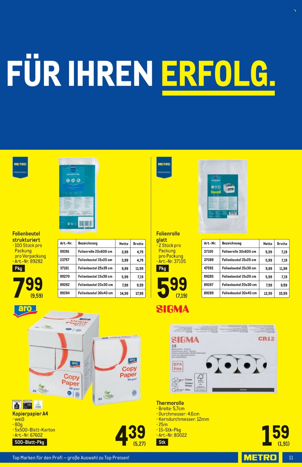 Angebote Metro - 22.2.2024 - 6.3.2024. Seite 11