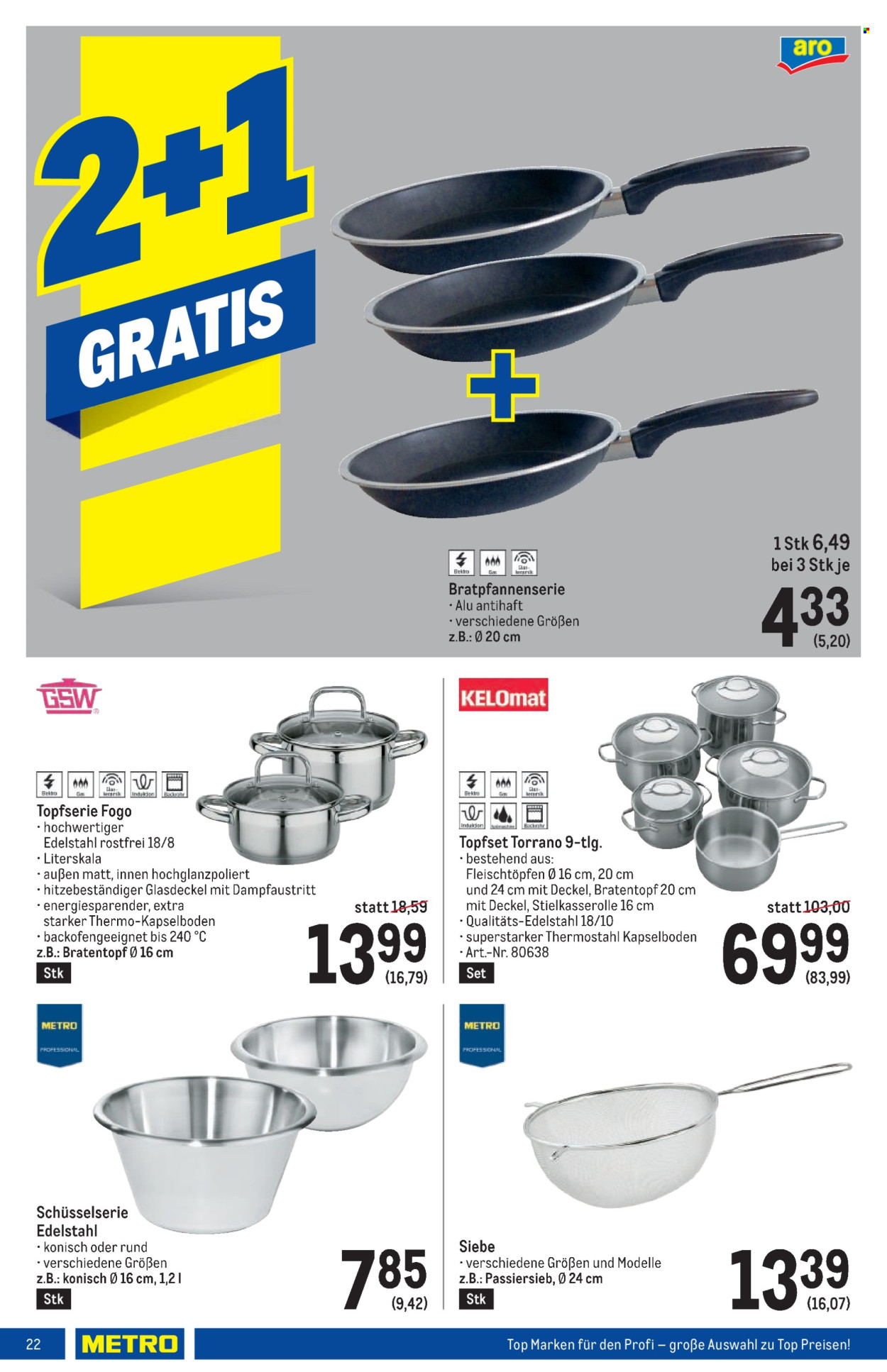 Angebote Metro - 22.2.2024 - 6.3.2024. Seite 22
