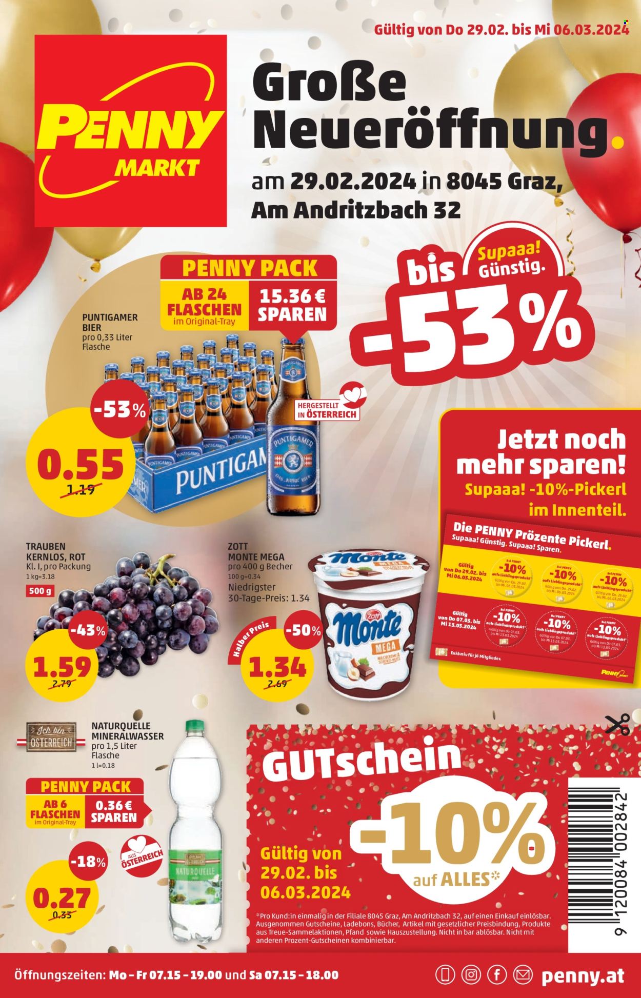 Angebote Penny - 29.2.2024 - 6.3.2024. Seite 1