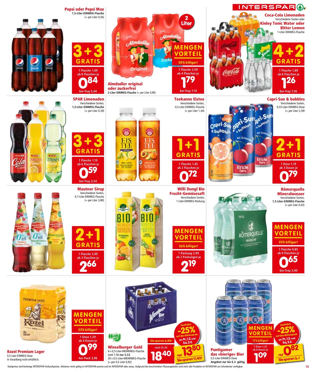 Angebote INTERSPAR - 29.2.2024 - 20.3.2024. Seite 13