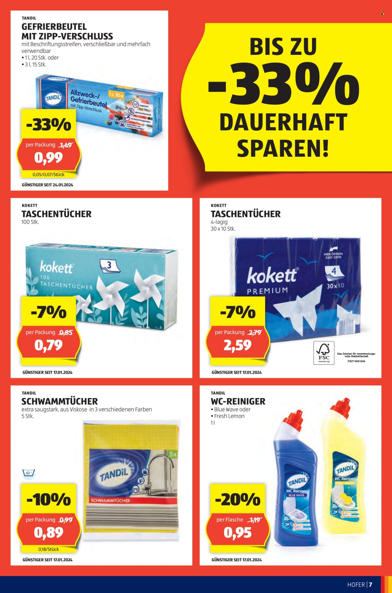 Angebote Hofer - 1.3.2024 - 7.3.2024. Seite 7