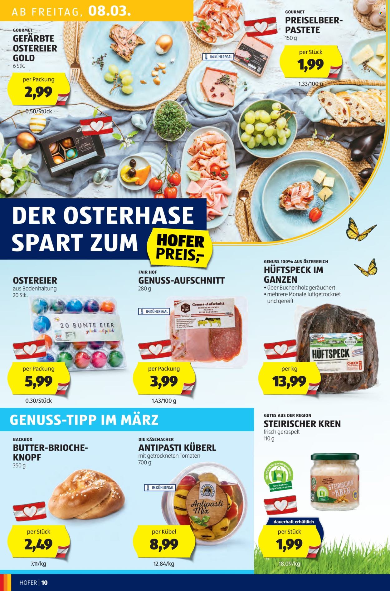 Angebote Hofer - 8.3.2024 - 14.3.2024. Seite 10