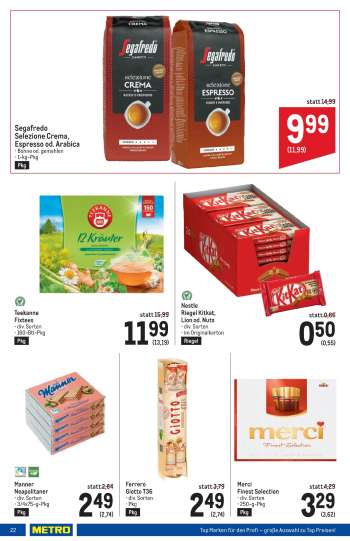 thumbnail - Segafredo Selezione Crema, Espresso od. Arabica • Bohne od. gemahlen • 1-kg-Pkg Pkg