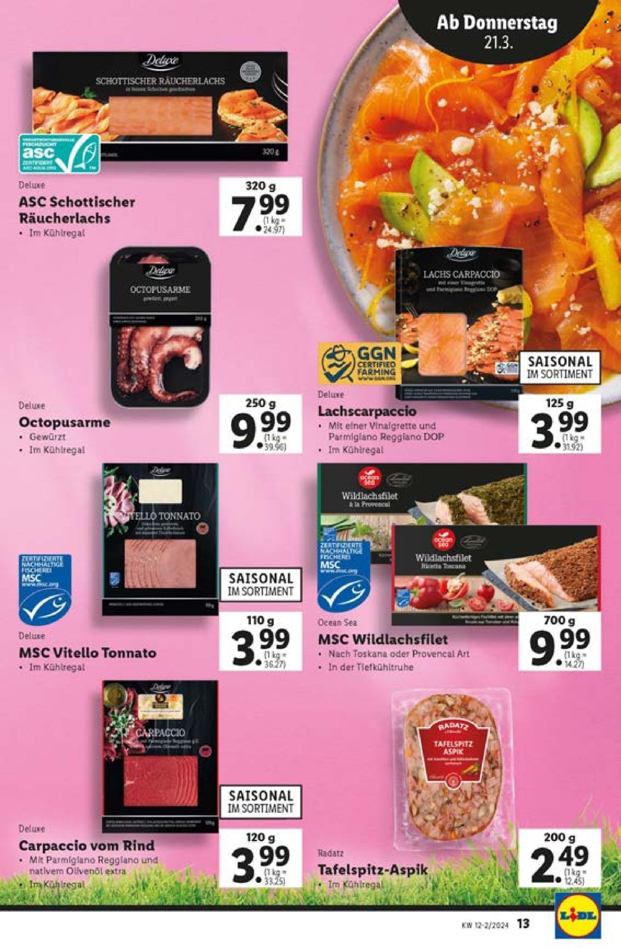 Angebote Lidl - 21.3.2024 - 27.3.2024. Seite 13