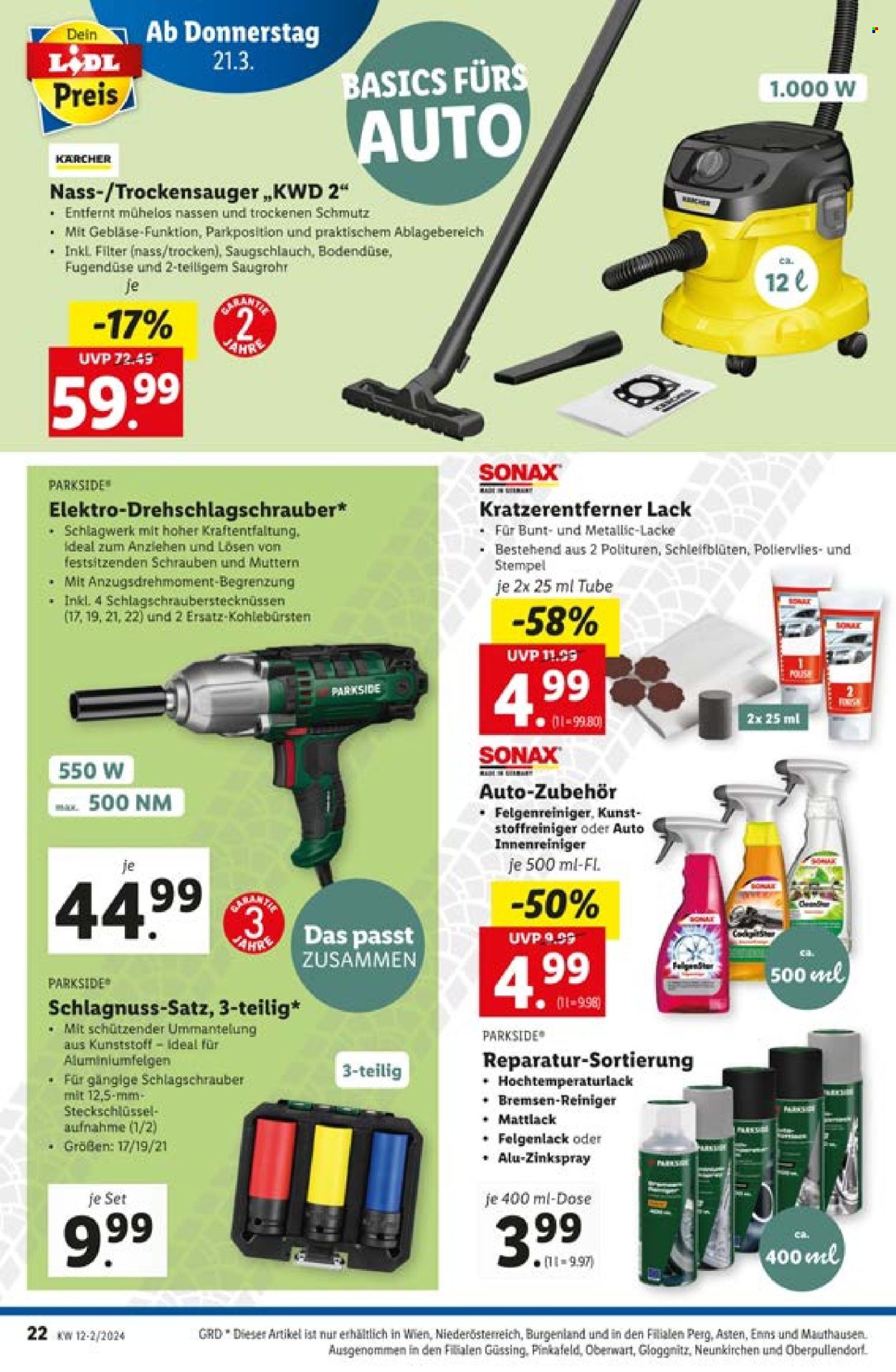 Angebote Lidl - 21.3.2024 - 27.3.2024. Seite 22