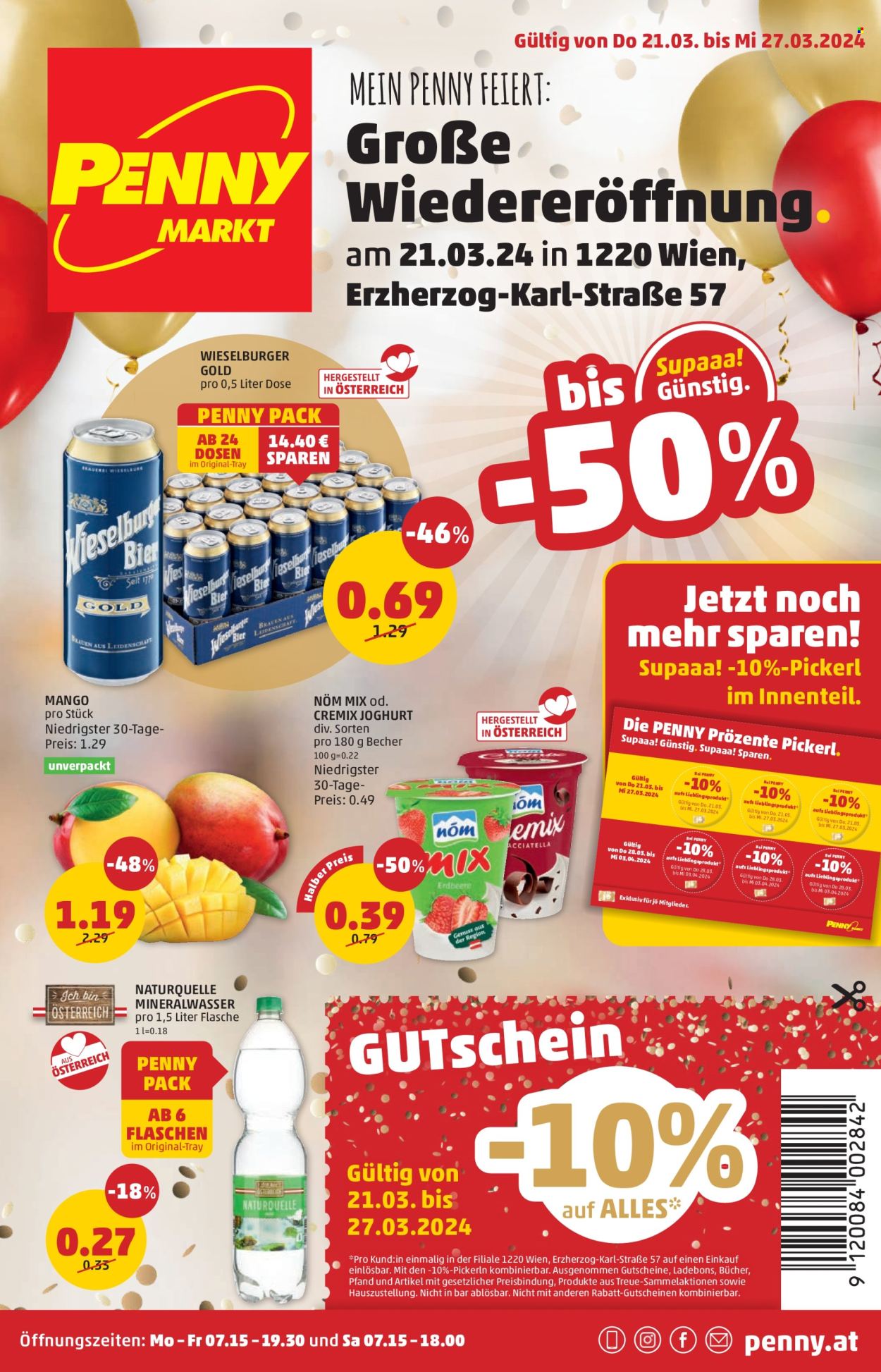 Angebote Penny - 21.3.2024 - 27.3.2024. Seite 1