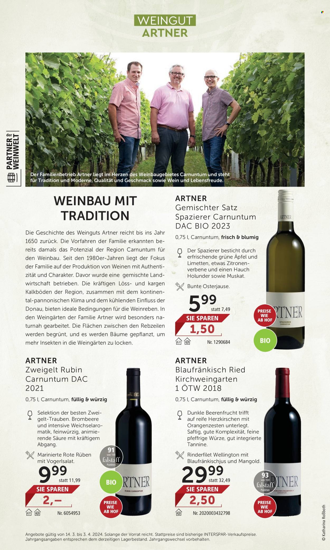 Angebote INTERSPAR - 14.3.2024 - 3.4.2024. Seite 16