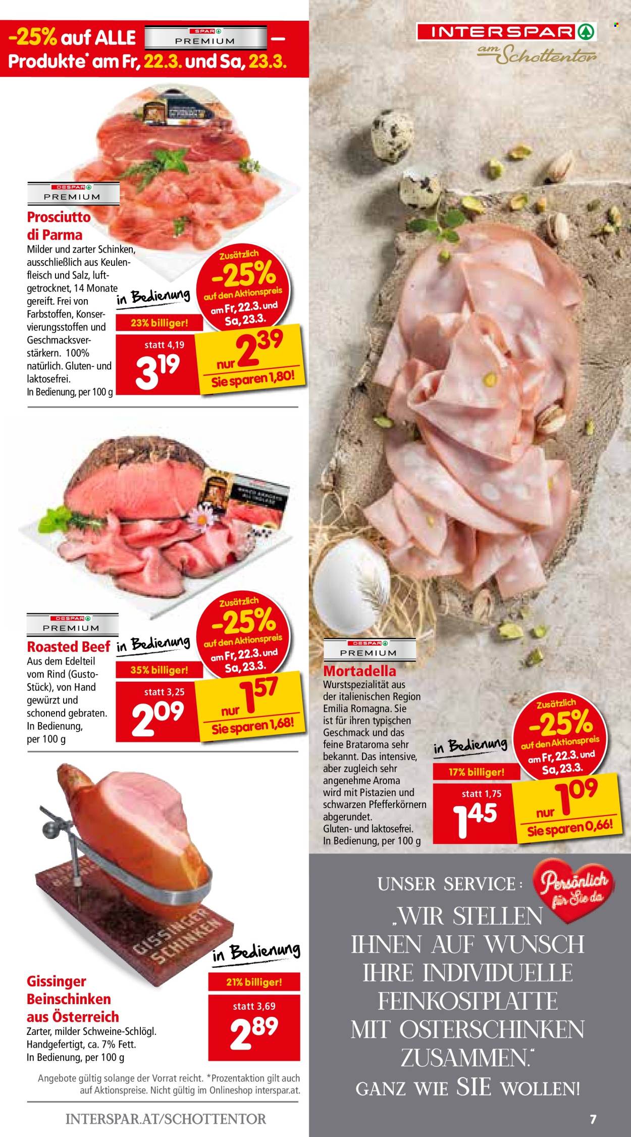 Angebote INTERSPAR - 21.3.2024 - 3.4.2024. Seite 7