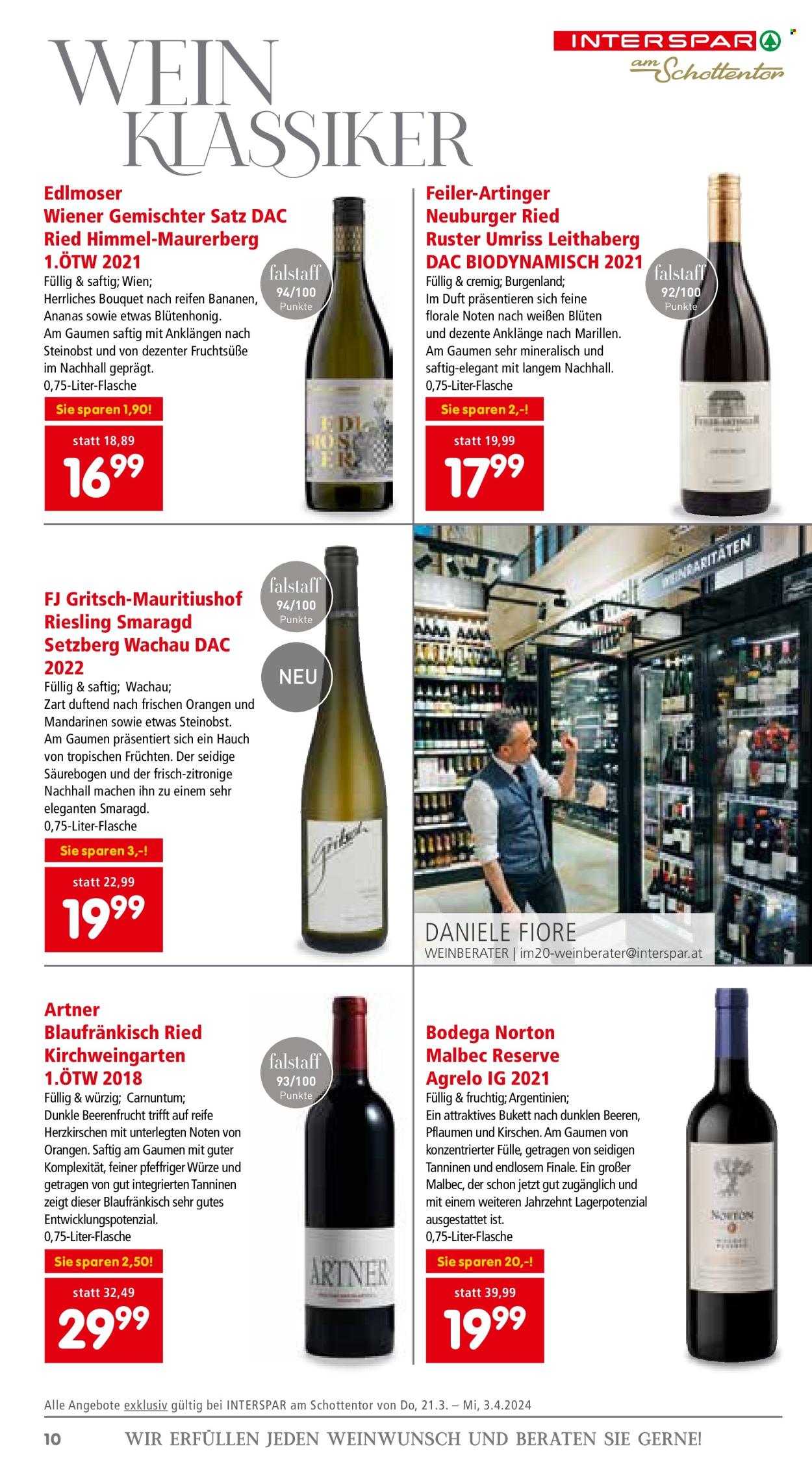 Angebote INTERSPAR - 21.3.2024 - 3.4.2024. Seite 10