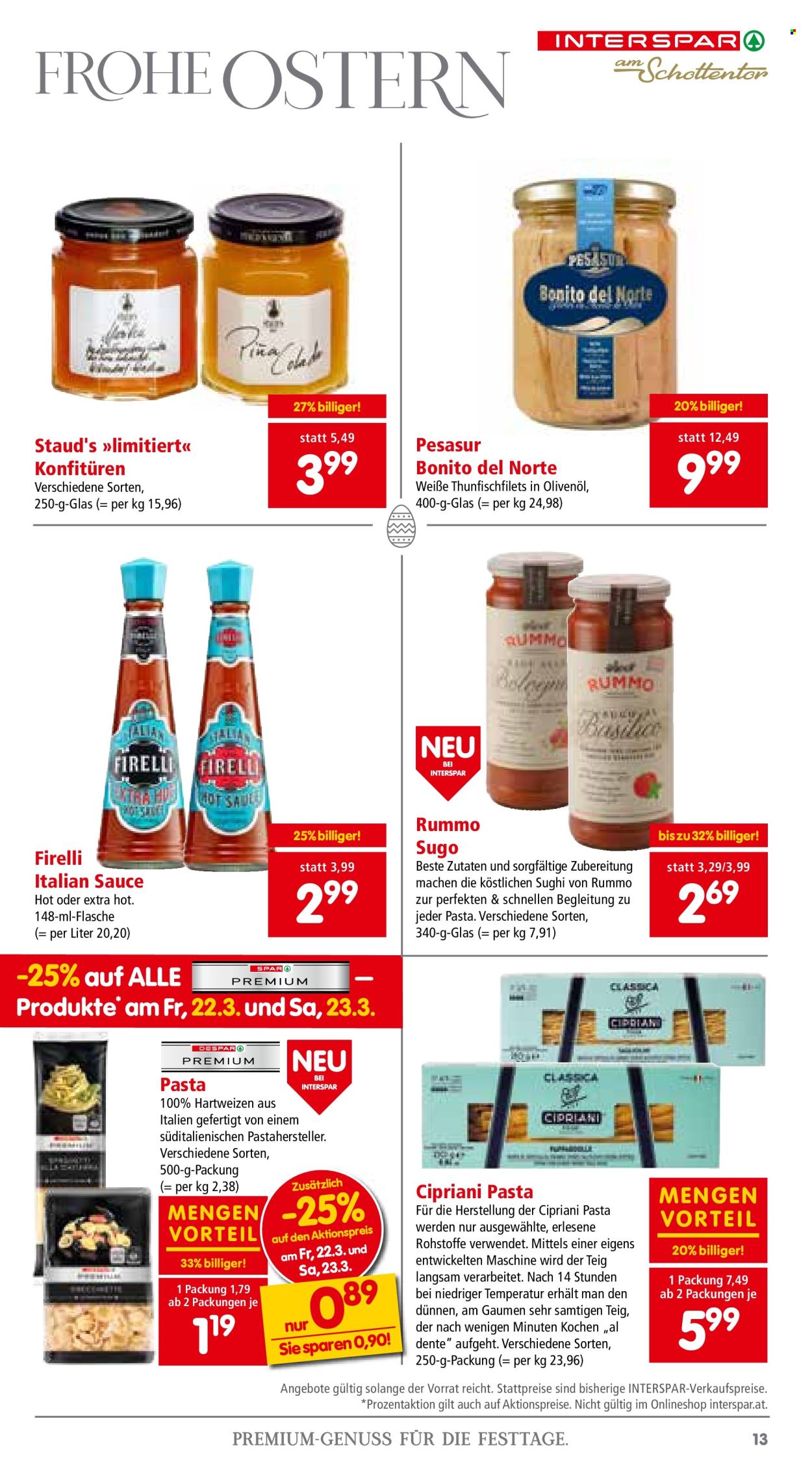 Angebote INTERSPAR - 21.3.2024 - 3.4.2024. Seite 13