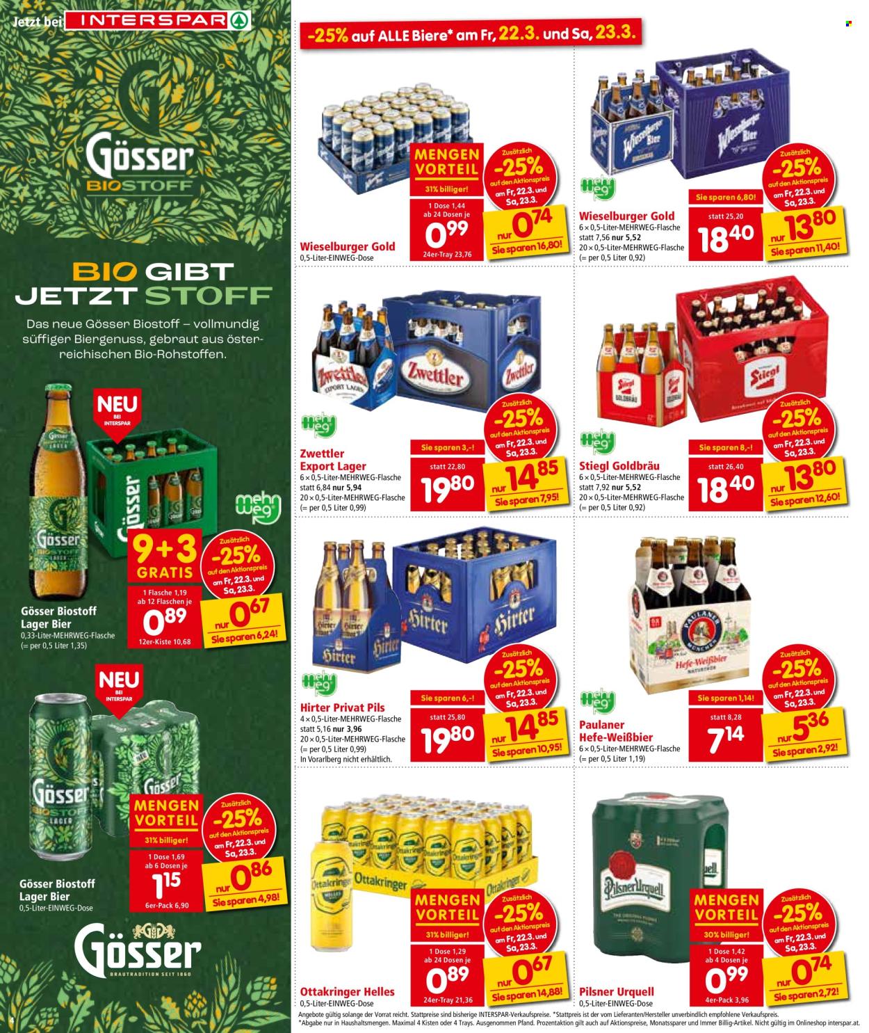 Angebote INTERSPAR - 21.3.2024 - 3.4.2024. Seite 4