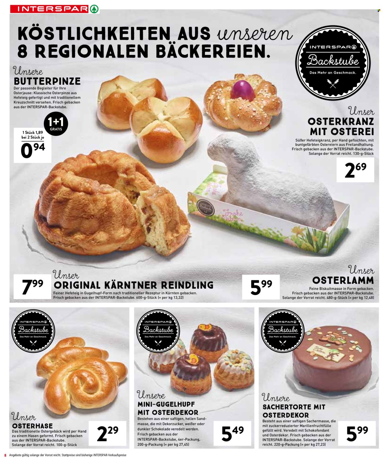 Angebote INTERSPAR - 21.3.2024 - 3.4.2024. Seite 8