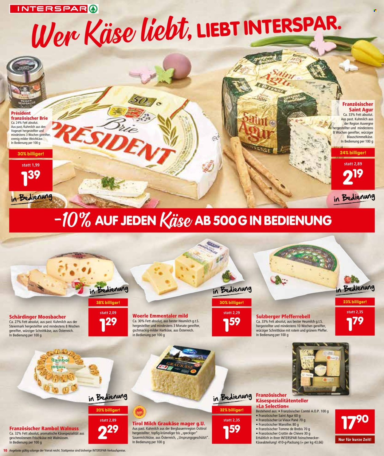 Angebote INTERSPAR - 21.3.2024 - 3.4.2024. Seite 10