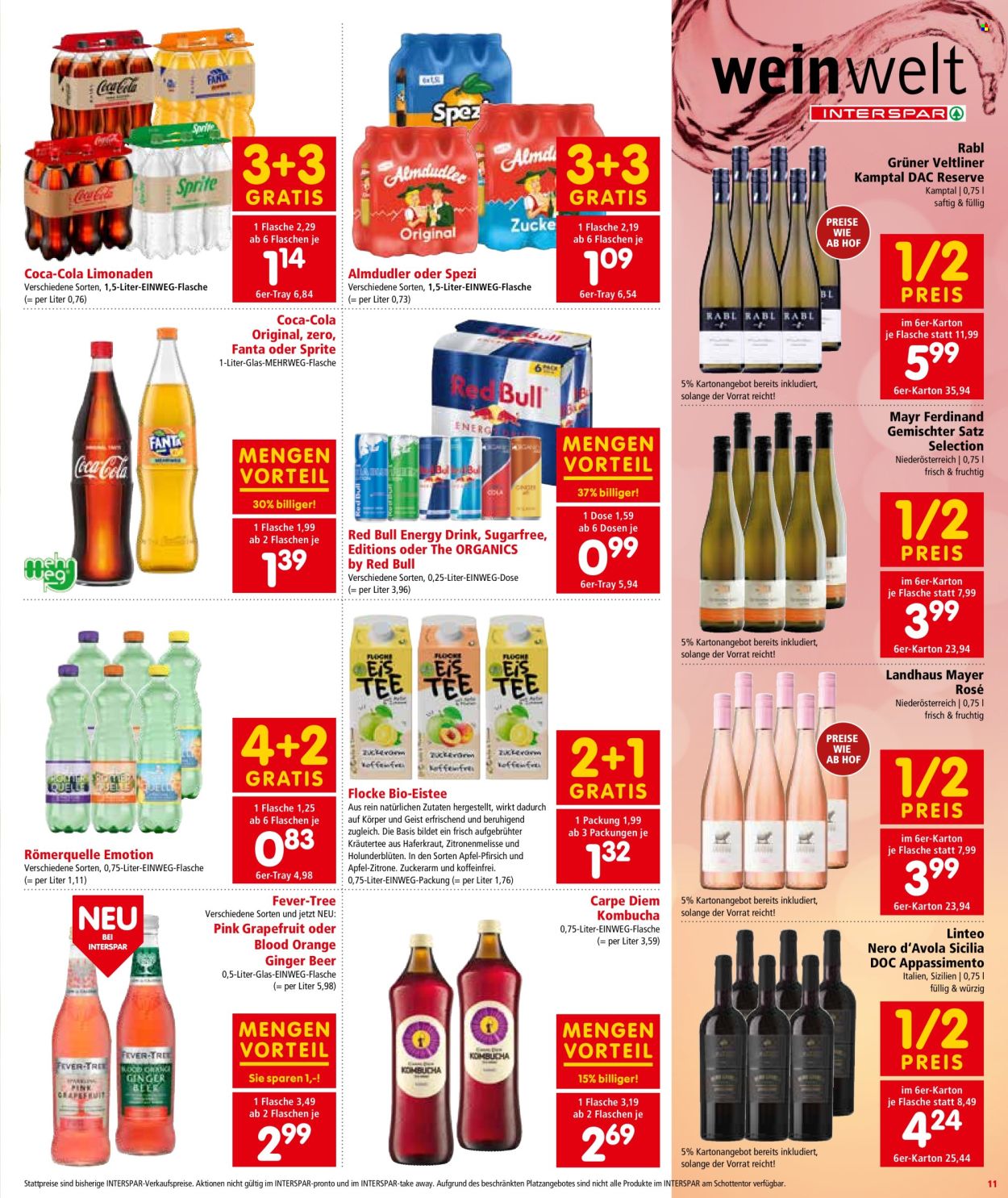 Angebote INTERSPAR - 21.3.2024 - 3.4.2024. Seite 11