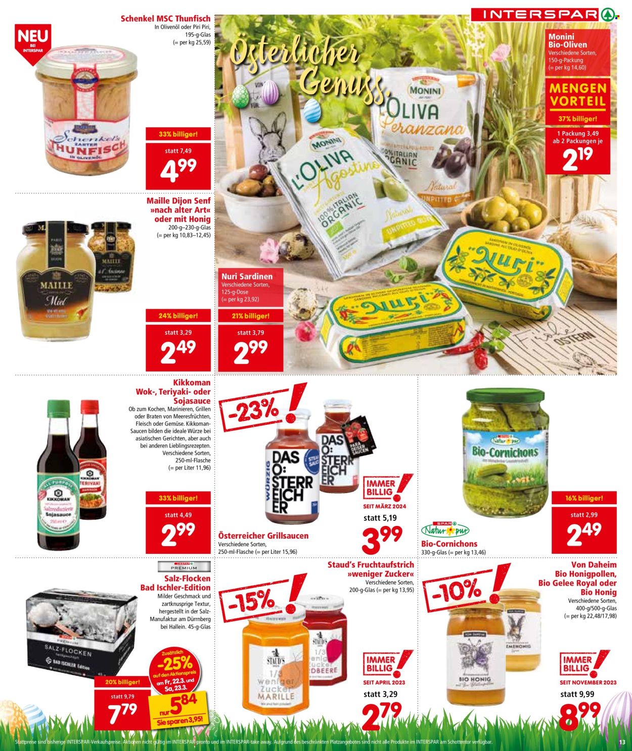 Angebote INTERSPAR - 21.3.2024 - 3.4.2024. Seite 13
