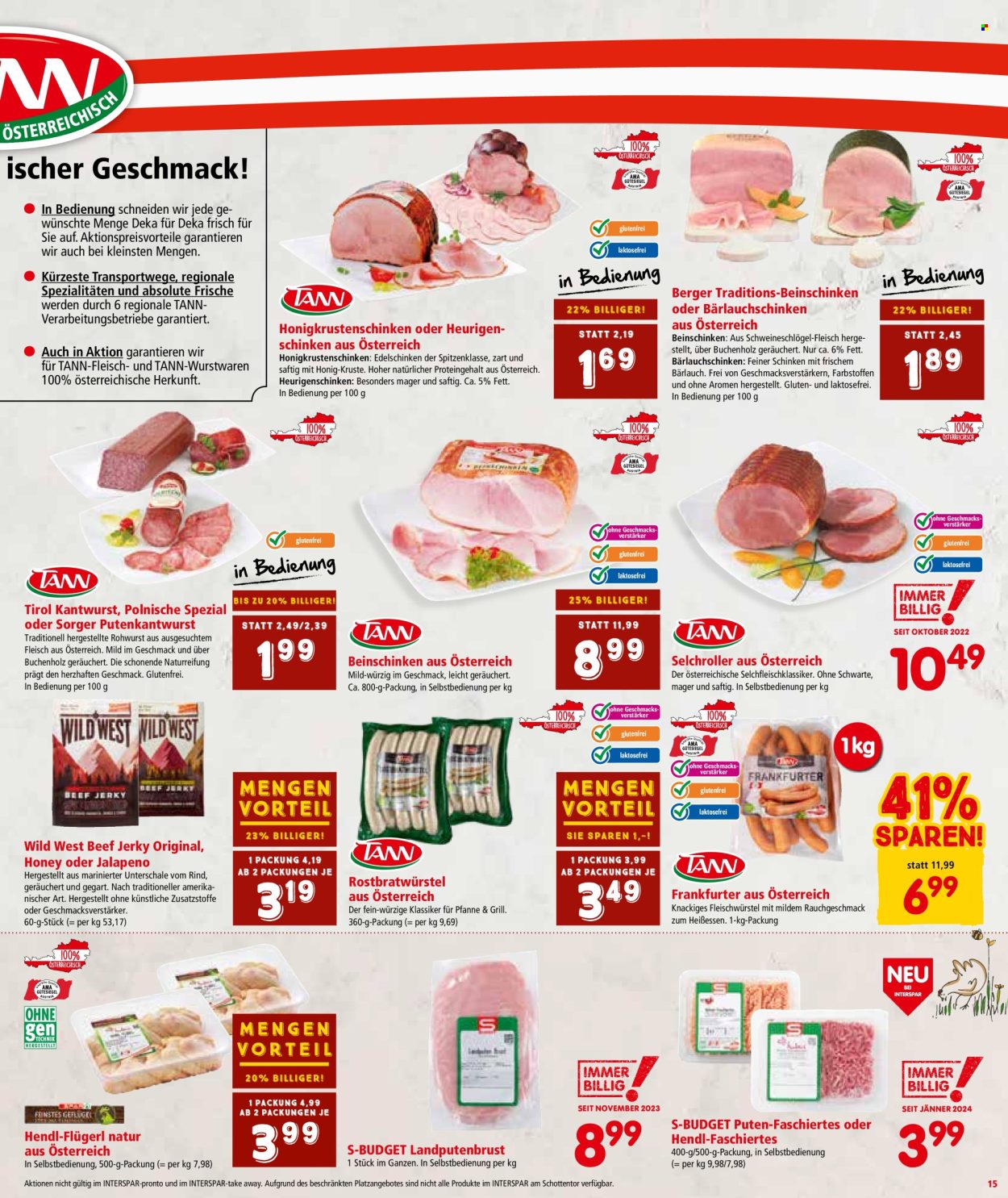 Angebote INTERSPAR - 21.3.2024 - 3.4.2024. Seite 15