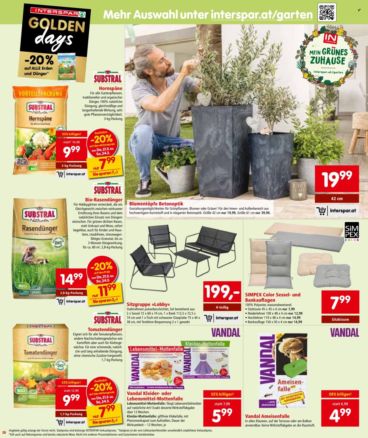 Angebote INTERSPAR - 21.3.2024 - 3.4.2024. Seite 20
