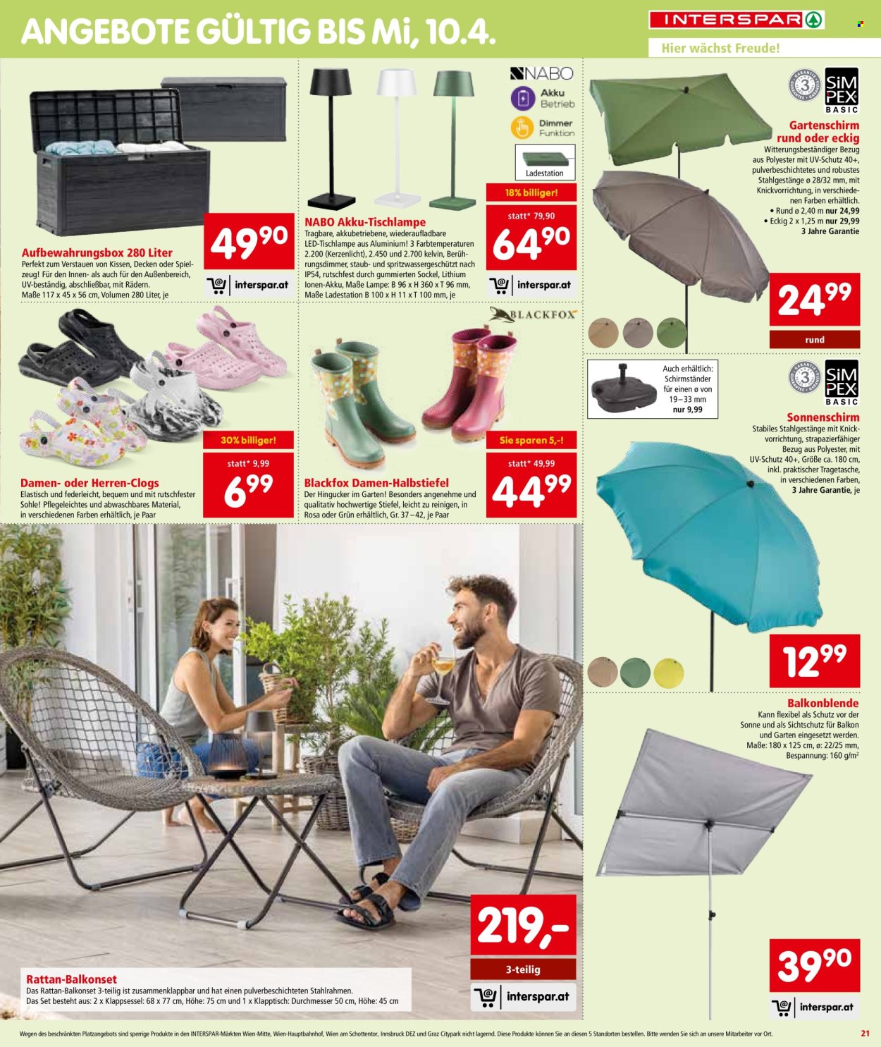 Angebote INTERSPAR - 21.3.2024 - 3.4.2024. Seite 21