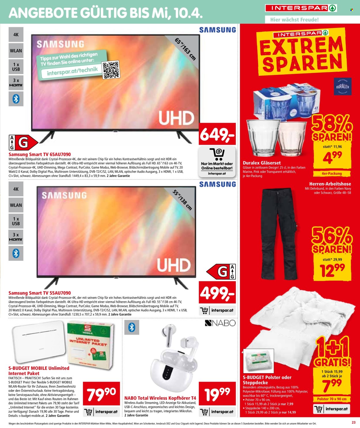 Angebote INTERSPAR - 21.3.2024 - 3.4.2024. Seite 23