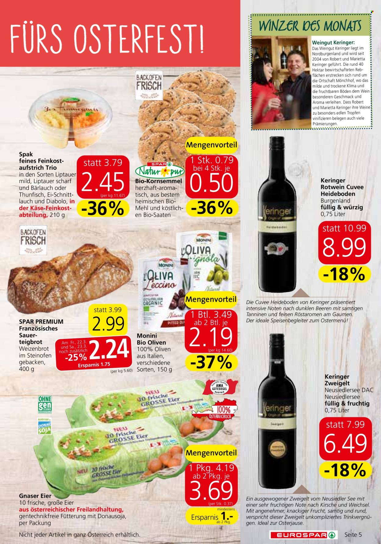 Angebote EUROSPAR - 21.3.2024 - 3.4.2024. Seite 5