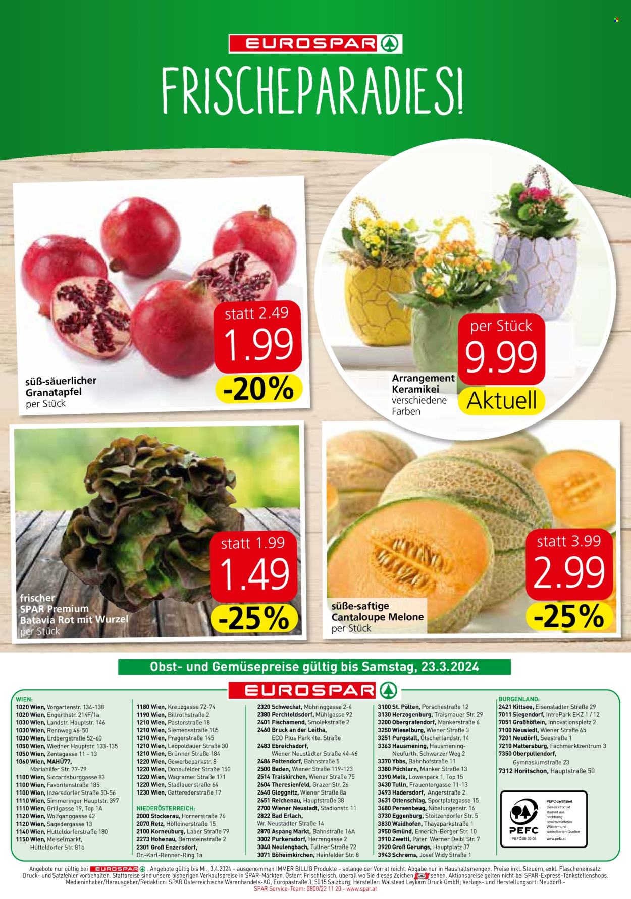 Angebote EUROSPAR - 21.3.2024 - 3.4.2024. Seite 16