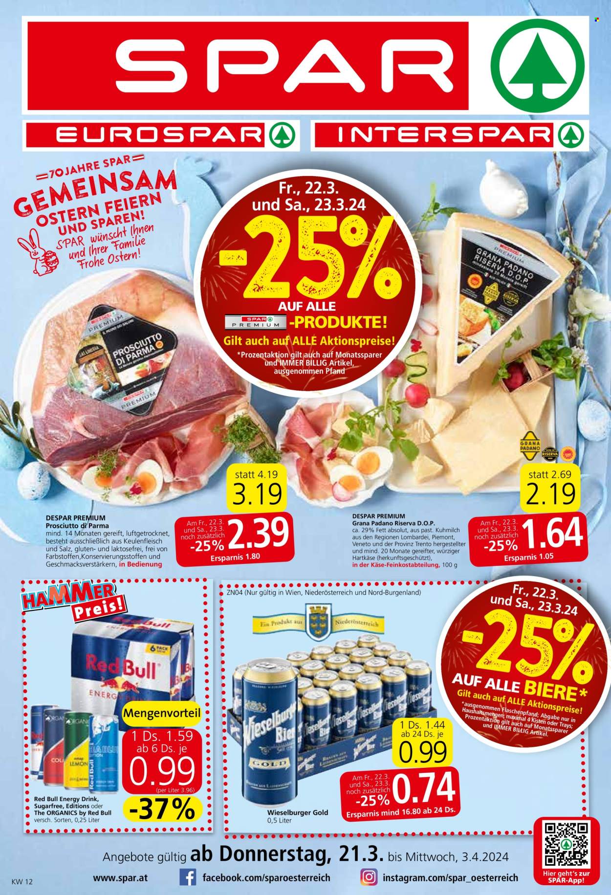 Angebote SPAR - 21.3.2024 - 3.4.2024. Seite 1