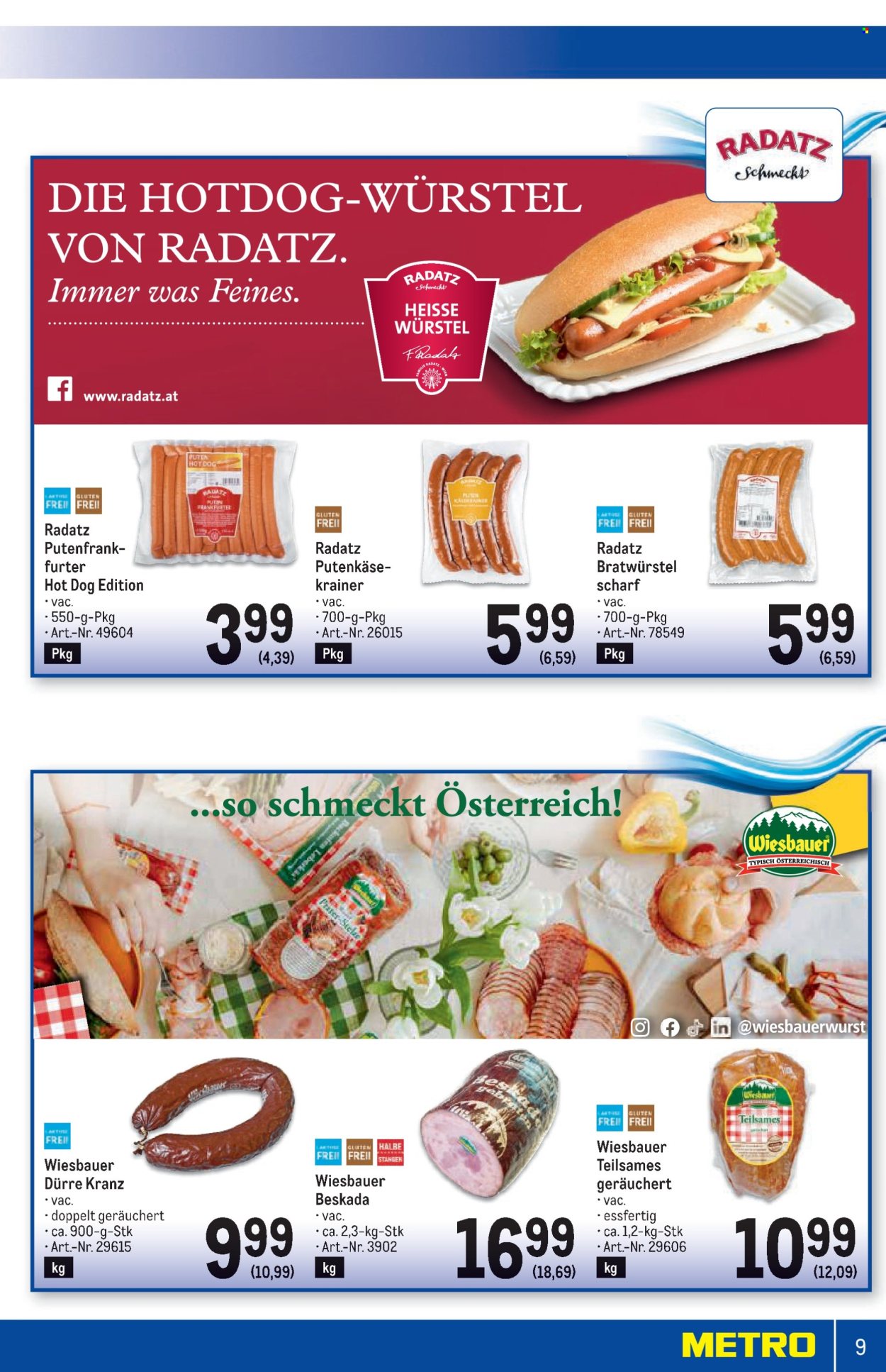 Angebote Metro - 21.3.2024 - 3.4.2024. Seite 9