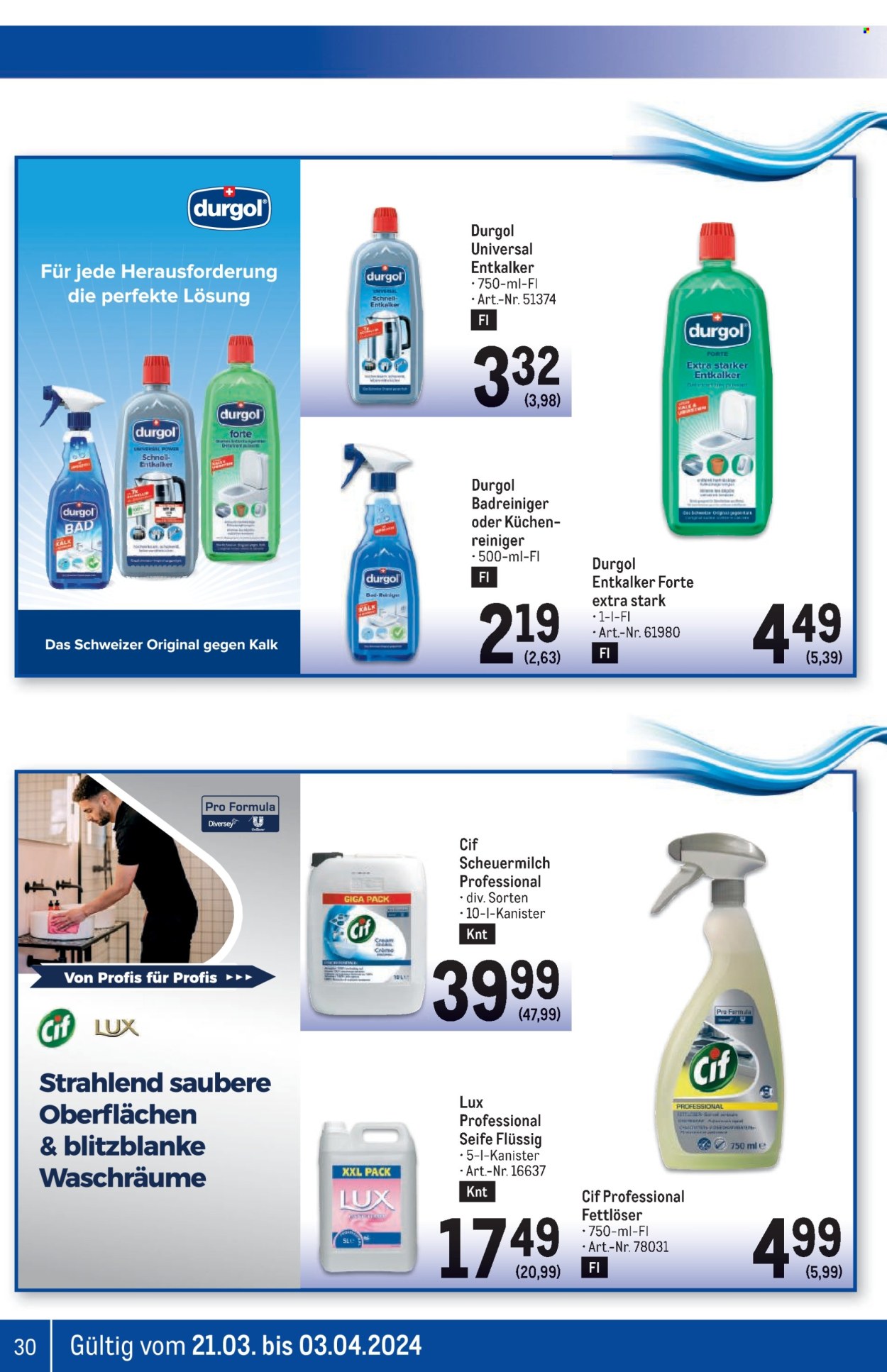 Angebote Metro - 21.3.2024 - 3.4.2024. Seite 30