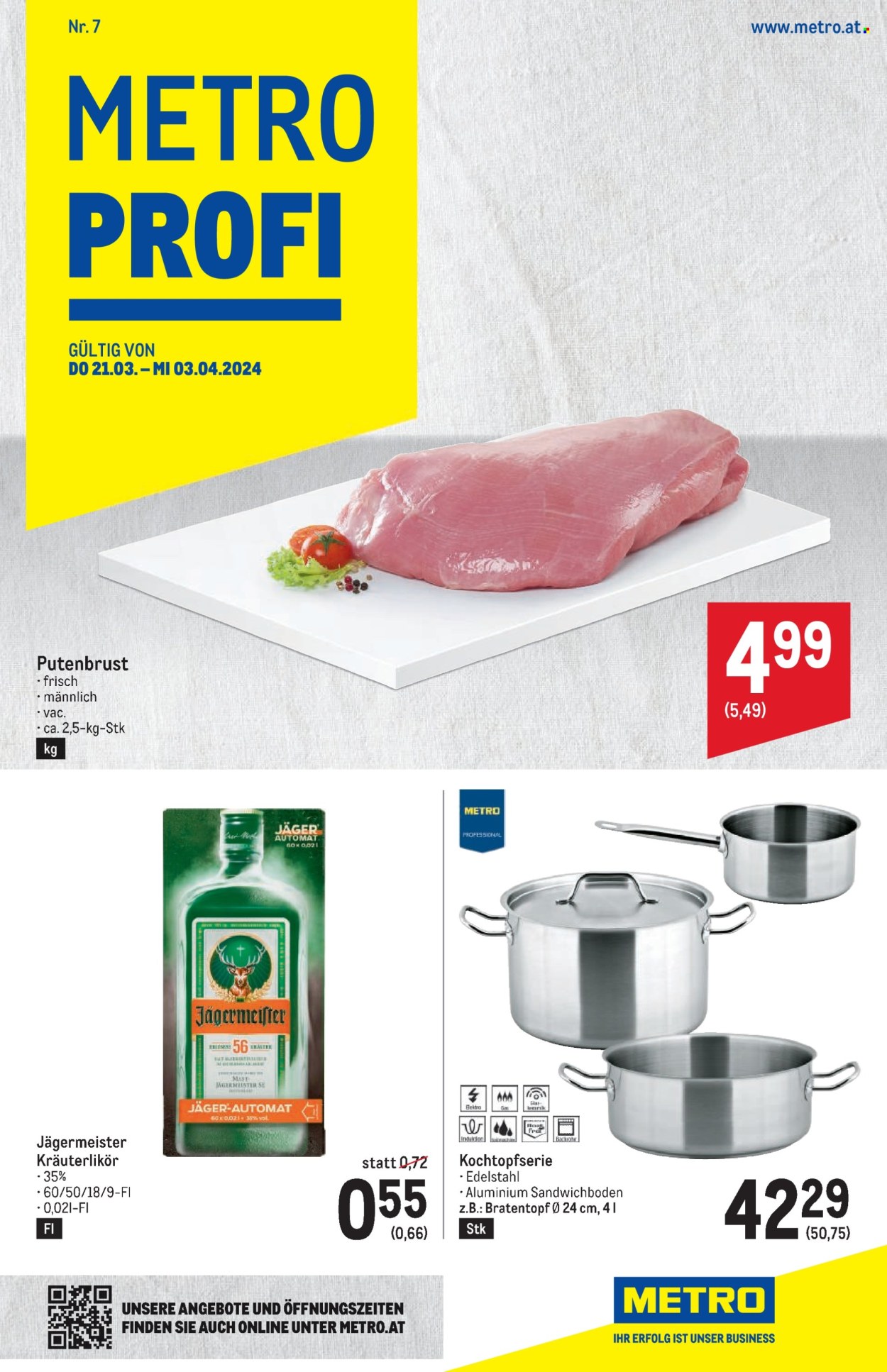 Angebote Metro - 21.3.2024 - 3.4.2024. Seite 1