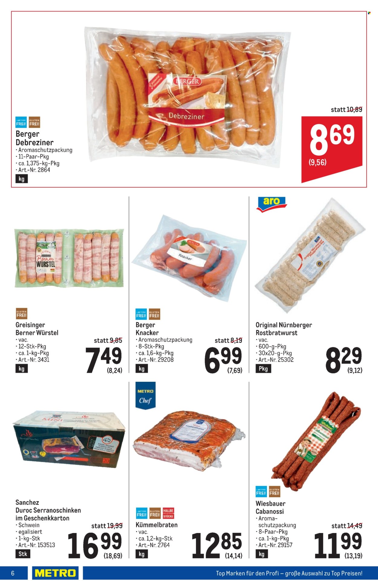 Angebote Metro - 21.3.2024 - 3.4.2024. Seite 6
